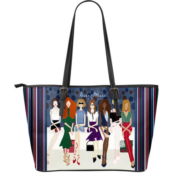 "Front Row"- DarcyMarc Limited Edition Large Faux Leather Tote
