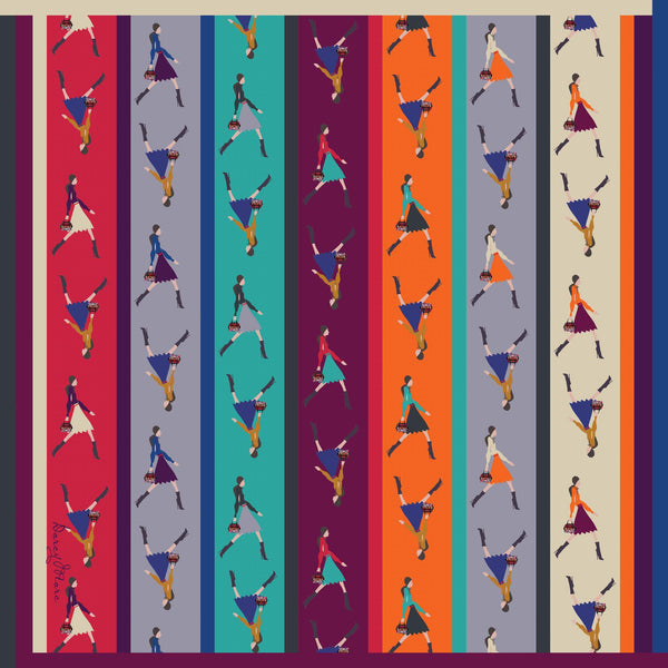 Runway Stripes-DarcyMarc Limited Edition Silk Habotai Scarf