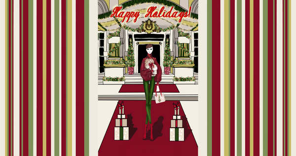 LIMITED EDITION Illustrated Happy Holidays 16oz Tumbler