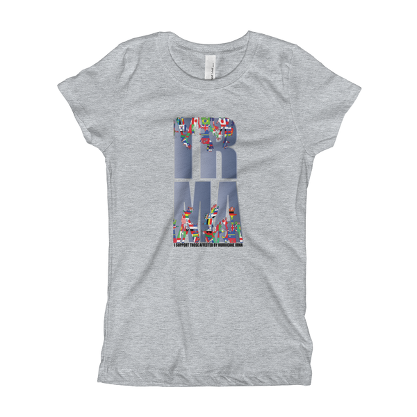 Girl's "I SUPPORT THOSE AFFECTED...IRMA" T-Shirt