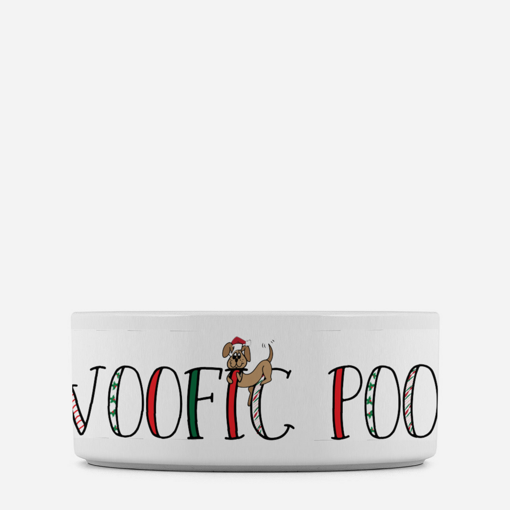 T'Woofic Pooch Ceramic Bowl